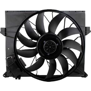 BOXI 1645000093 Radiator Cooling Fan Fits Mercedes-Benz GL320 R320 2007-2009 / GL350 2010-2012 / GL450 2007-2012 / GL500 GL550 2008-2012 / ML320 2007-2008 / ML350 2010-2011 / ML550 2008-2011