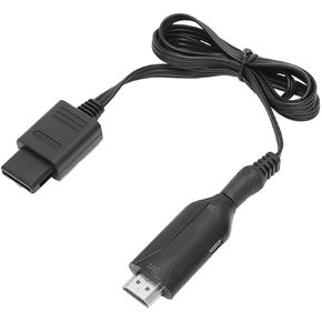 Tangxi N64 to HDMI Converter Cable, Game Console Video to HDMI Adapter, N64/NGC/SNES 3 Display Modes HD Video Converter for TV/Monitor (720P/1080P)