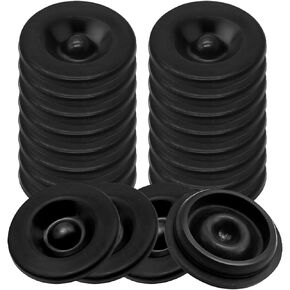20pcs Rubber Grease Plugs Trailer Axle Dust Cap Trailer Bearing Dust Cap Compatible with Boat Trailer Dexter EZ Lube Trailer Camper RV Trailer (2000 to 3500 lbs)