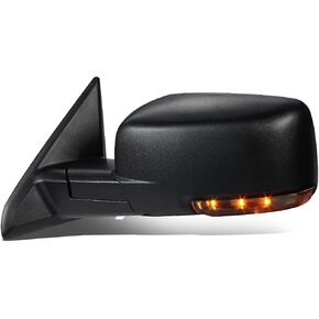DNA Motoring TWM-037-OE-T888-BK-R Right Passenger Side Powered Heated Defroster Towing Mirror W/Turn Signal+Puddle Light Compatible with 09-16 Ram 1500/10-16 Ram 2500 3500 4500 5500