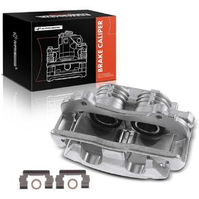 A-Premium Disc Brake Caliper Assembly with Bracket Compatible with Select Chevrolet and Pontiac Models - Camaro & Firebird, 1998 1999 2000 2001 2002, 3.8L 5.7L - Front Left Driver Side