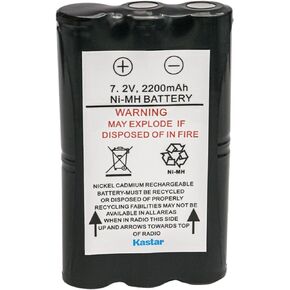 Kastar 6-Pack HNN9018A Battery Replacement for Motorola HNN9018, HNN9018A, HNN9018AR, HNN9018B, HNN9018BR Battery, Motorola CP50, Radius SP50 (Standard Model) Radio