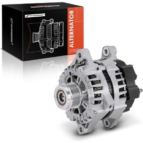 A-Premium Alternator Compatible with Kia Sportage 2014-2016 & Hyundai Tucson 2014-2015, 2.0L 2.4L, 12V 130A 6-Groove Clutch Pulley Clockwise, Replace# 373002G750, 2612531