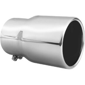 New Exhaust tip -3.5 Inch Inlet Bolt on Design- Stainless Steel Car Muffler Tips 3.5" ID x 4.5"OD x 6.5"L