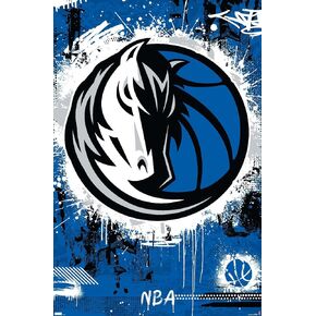 Trends International NBA Dallas Mavericks - Maximalist Logo 23 Wall Poster