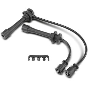 A-Premium Ignition Spark Plug Wires Set of 2 Compatible with Kia Sportage 1995-2002 L4 2.0L DOHC