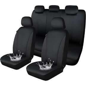 غطاء مقعد السيارة الأمامي المقاوم للماء، واقي مقعد السيارة الأمامي المنخفض الخلفي، أغطية داخلية عالمية للمركبة لشاحنة الدفع الرباعي سيدان، متوافقة مع الوسادة الهوائية in Kuwait