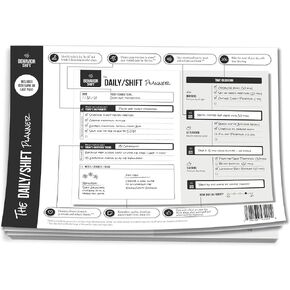 The Daily Shift Daily Desktop Planner - Scientifically Proven Tear-Off Daily Planner for Productivity, Time Blocking, Gratitude: A 13-Week Undated Desktop Planner and Organizer for Personal and Business Productivity