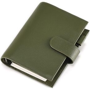 منظم حلقات شخصية من الجلد المحبب بالكامل مع دفتر يوميات بحلقات 30 مم in Kuwait