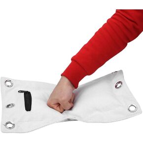 Empty Sand Bag Wall Mounted Canvas Punch Bag with Zipper for Martial Art Muay Thai Kung Fu Makiwara