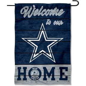 Dallas Cowboys Welcome Home Decorative Garden Flag Double Sided Banner