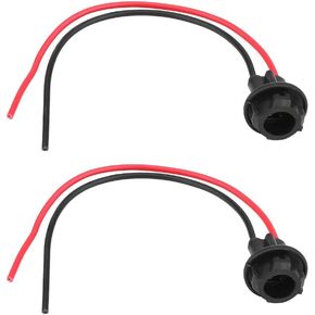 2Pcs T10 License Plate Socket, Multifunctional T10 Marker Light Socket for Parking Lights Side Lights License Plate Lights Reverse Light