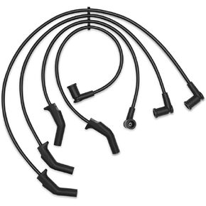 A-Premium Ignition Spark Plug Wires Set of 4 Compatible with Ford Focus 2000 2001 2002 2003 2004, L4 2.0L SOHC, Replace# YU2Z12259AA