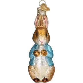 Old World Christmas Peter Rabbit Glass Blown Ornament for Christmas Tree in Kuwait