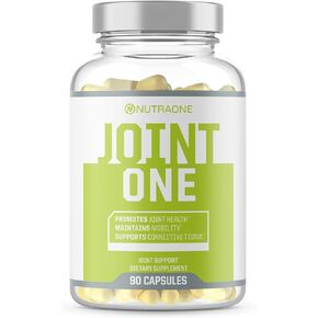 JointOne Joint Support by NutraOne - Joint Supplement for Women and Men to Help Maintain Joint Health with Collagen, Glucosamine, and Turmeric* (90 Capsules)