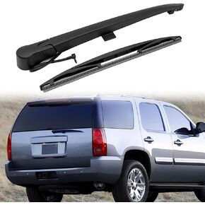 15277756 Rear Window Wiper Arm Blade Set Compatible with Cadillac Escalade, Gmc Yukon, Chevrolet Tahoe Suburb-2007-2013, Replacement Back Windshield Wiper Accessories