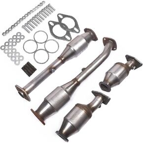 Catalytic Converter Set Replacement for Nissan Pathfinder Xterra Frontier NV1500 NV2500 NV3500 Suzuki Equator 4.0L 16399 16400 16468 16467