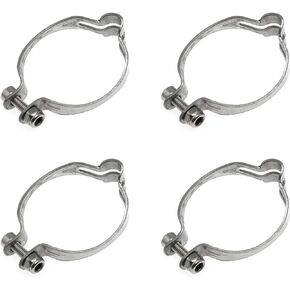Maxmoral 4 Sets of 28.6mm Metal Ring to Frame MTB Bike Cable Guide Brake Cable Shift Cable Derailleur Cable Base Guide Clip Fitting Line Tube Seat Clamp