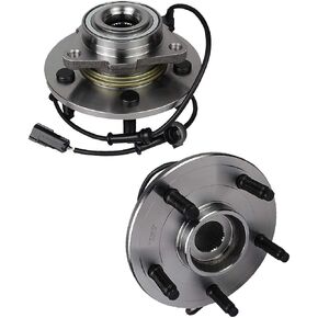 Autoround 515073 [2-Pack] Front Wheel Bearing Hub Assembly Compatible with 2002 2003 2004 2005 Dodge Ram 1500, 5 Lug w/ABS