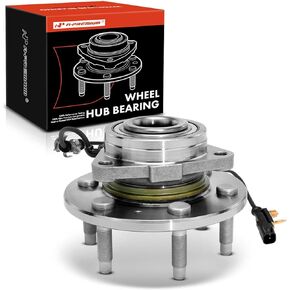 A-Premium Front Wheel Bearing and Hub Assembly with ABS & 6-Lug Compatible with Chevy & GMC & Cadillac - 2014-2020 - Silverado, Suburban, Sierra, Yukon, Escalade1, 4WD Only, Replace # 515160
