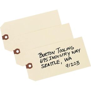 Avery unstrung Shipping Tags, 11.5 pt. Stock, 6-1/4" x 3-1/8", 1,000 Manila Hang Tags (12308)