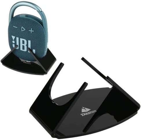 TXEsign Desktop Stand for JBL Clip 3&Clip 4 Bluetooth Speaker, Acrylic Table Stand Holder Speaker Stand Base Mount Desk Display Stand Isolation Speaker Foot in Saudi Arabia