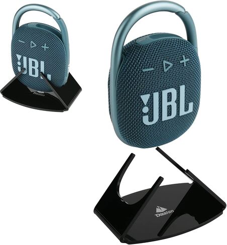 TXEsign Desktop Stand for JBL Clip 3&Clip 4 Bluetooth Speaker, Acrylic Table Stand Holder Speaker Stand Base Mount Desk Display Stand Isolation Speaker Foot in Saudi Arabia