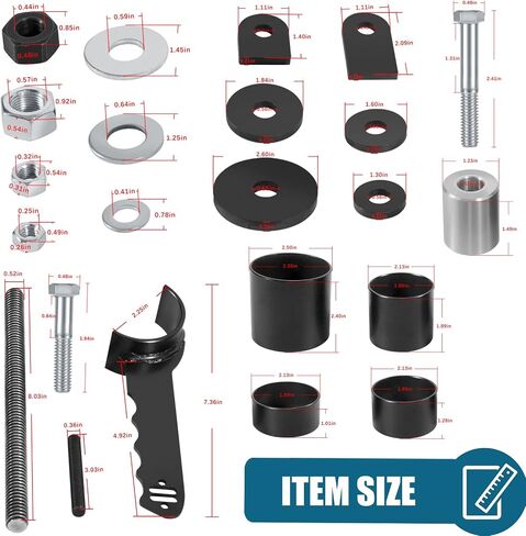 Upper & Lower Control Arm Bushing Removal and Installation Tool Service Set 85000009 Control Arm Bushing Press Kit Suitable for GM 1964-1972 A-Body, 1967-1981 F-Body, 1978-1988 G-Body in Saudi Arabia