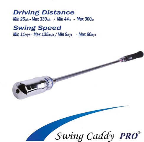 Swing Caddy PRO: Golf Swing Trainer Patented for Distance, Rhythm, Tempo, Accuracy & Warmup in Saudi Arabia