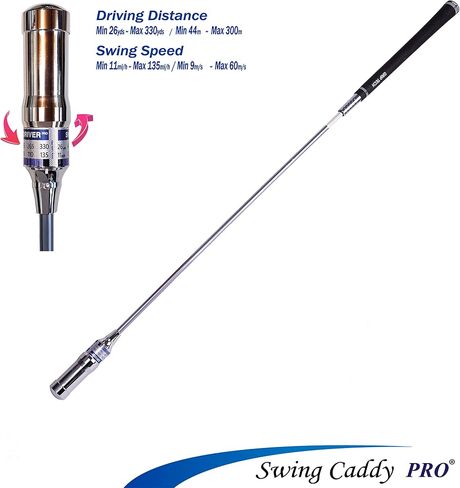 Swing Caddy PRO: Golf Swing Trainer Patented for Distance, Rhythm, Tempo, Accuracy & Warmup in Saudi Arabia