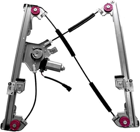 741-428 منظم نوافذ الطاقة لجانب السائق الأيسر الأمامي لسيارة Ford F-150 القياسية وطاقم الكابينة موديل 2004-2008 مع أبواب عريضة 43.5 بوصة فقط 4L3Z1523201BA،4L3Z1523201CA in Kuwait