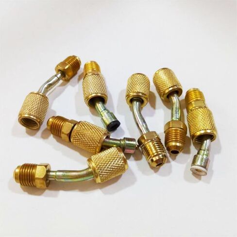 محول منفذ R410a محول نحاسي، قارنة توصيل سريعة أنثى إلى 1/4 بوصة ذكر مضيئة لمكيف الهواء بنظام سبليت صغير لمشعب مضخة التفريغ العميقة (A-2) in Kuwait