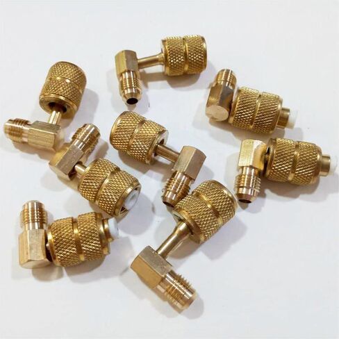 محول منفذ R410a محول نحاسي، قارنة توصيل سريعة أنثى إلى 1/4 بوصة ذكر مضيئة لمكيف الهواء بنظام سبليت صغير لمشعب مضخة التفريغ العميقة (A-2) in Kuwait