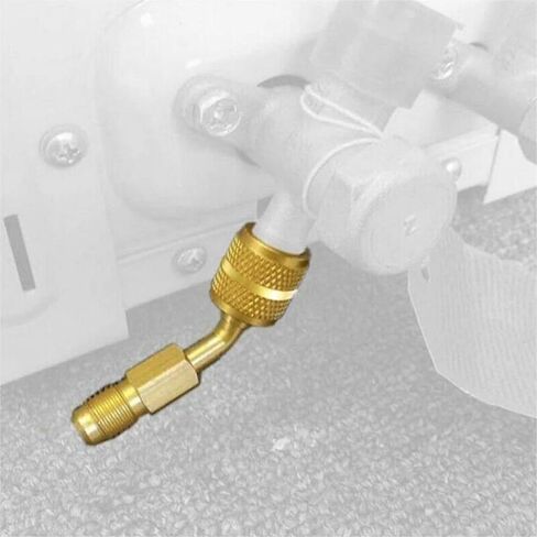 محول منفذ R410a محول نحاسي، قارنة توصيل سريعة أنثى إلى 1/4 بوصة ذكر مضيئة لمكيف الهواء بنظام سبليت صغير لمشعب مضخة التفريغ العميقة (A-2) in Kuwait