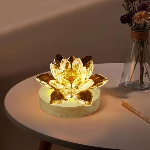 Round Led Light Wood Base, 3.94 Inch Wooden Light Stand Base Round Wooden Led Lights Display Base Wood Led Lights Display Bases for 3D Crystal Glass Resin Art (Multicolor+Yellow) in Saudi Arabia
