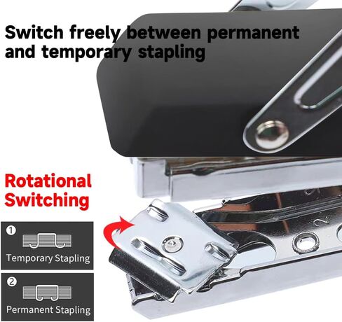Deli Basics Hand Held Plier Stapler, 25 Sheet Capacity, Includes 1000 Staples, Black in Saudi Arabia