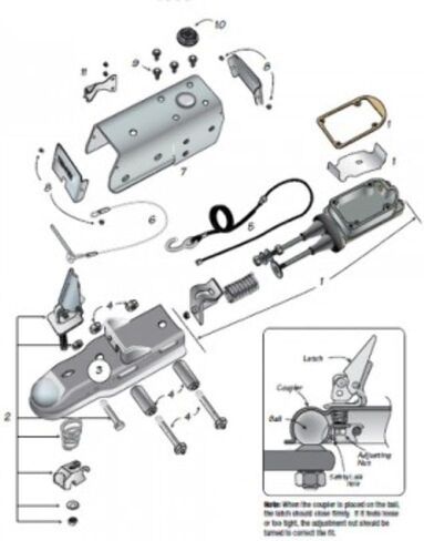 DEXTR MARINE Tie Down Engineering 82405 Brake Kit 10" Vented Disc 66 in Saudi Arabia