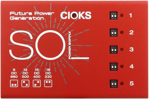 SOL Pedal Power Supply, Red (Gear Hero Exclusive) in Saudi Arabia