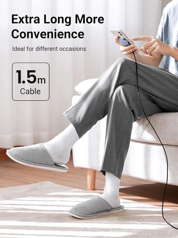 UGREEN Magnetic Wireless Charger, Portable Wireless Charging Pad with 5FT Cable Compatible with iPhone 15/15 Plus/15 Pro/15 Pro Max/14/13/12, and AirPods in Saudi Arabia