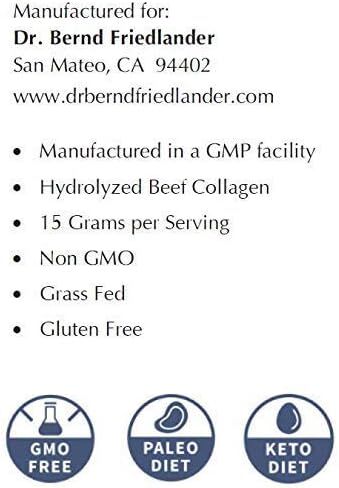 Non GMO •Grass fed• Made in the USA • Gluten Free • Dr. Friedlander's Collagen peptides in Saudi Arabia