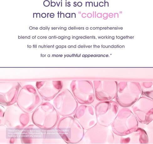Obvi More Than Collagen, All-in-One Beauty Nutrition Powder, Grass-Fed Multi Collagen, Hyaluronic Acid, Biotin, Keratin, Healthier Hair, Skin, and Nails (Watermelon) in Kuwait