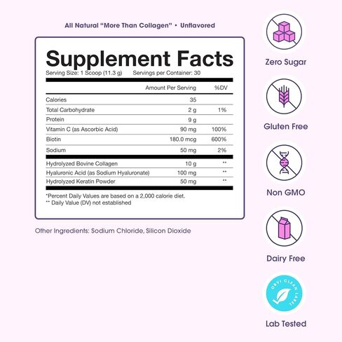 Obvi More Than Collagen, All-in-One Beauty Nutrition Powder, Grass-Fed Multi Collagen, Hyaluronic Acid, Biotin, Keratin, Healthier Hair, Skin, and Nails (Watermelon) in Kuwait