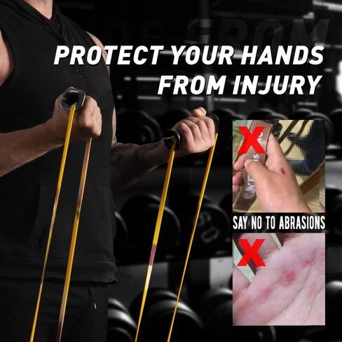 Resistance Band Handles, Exercise Bands Handles, Protect Your Hands from Injury in Kuwait