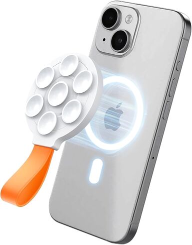 Magnetic Suction Phone Holder for Magsafe - Anti-Slip Hands-Free Magnetic Suction Grip Holder Stand for Tiktok Videos Selfies Shower in Saudi Arabia