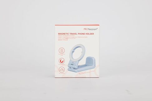 PROfezzion 2 Pack Magnetic Airplane Phone Holder for Mag Safe iPhone 16 15 14 13 12 & All Phone, 360°Rotation Travel Must Have Handsfree Phone Mount for Desk/Tray Table Travel Accessory in Kuwait