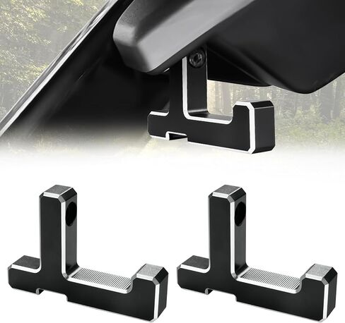 خطاف حقيبة صندوق السيارة - خطاف حقيبة بقالة داخلي من الألومنيوم مناسب لسيارة Ford Bronco 2021 2022 2023 2024 بابين 2021 2022 2023 2024 ملحقات 4 أبواب قطعتين (على شكل حرف T) in Kuwait