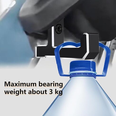 خطاف حقيبة صندوق السيارة - خطاف حقيبة بقالة داخلي من الألومنيوم مناسب لسيارة Ford Bronco 2021 2022 2023 2024 بابين 2021 2022 2023 2024 ملحقات 4 أبواب قطعتين (على شكل حرف T) in Kuwait