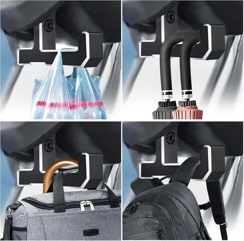 خطاف حقيبة صندوق السيارة - خطاف حقيبة بقالة داخلي من الألومنيوم مناسب لسيارة Ford Bronco 2021 2022 2023 2024 بابين 2021 2022 2023 2024 ملحقات 4 أبواب قطعتين (على شكل حرف T) in Kuwait