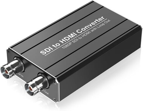 SDI to HDMI Adapter with SDI Loop Out, Automatically detects SD/HD/3G-SDI, Embedded Audio in Saudi Arabia