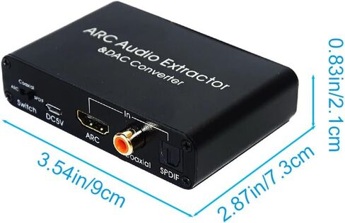 محول صوت رقمي بصري إلى تناظري، HDMI Arc إلى RCA، بصري، محول مستخرج صوت 3.5 مم، محوري/بصري إلى RCA، 3.5 مم in Kuwait